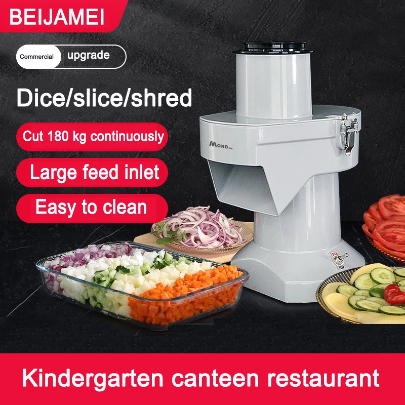 1500W Commercial Fruit Vegetable Cutter, Multi-Functional Electric Fruit  Vegetable Slicer Shredder Dicing Machine for Salad Making, Potato Slicer