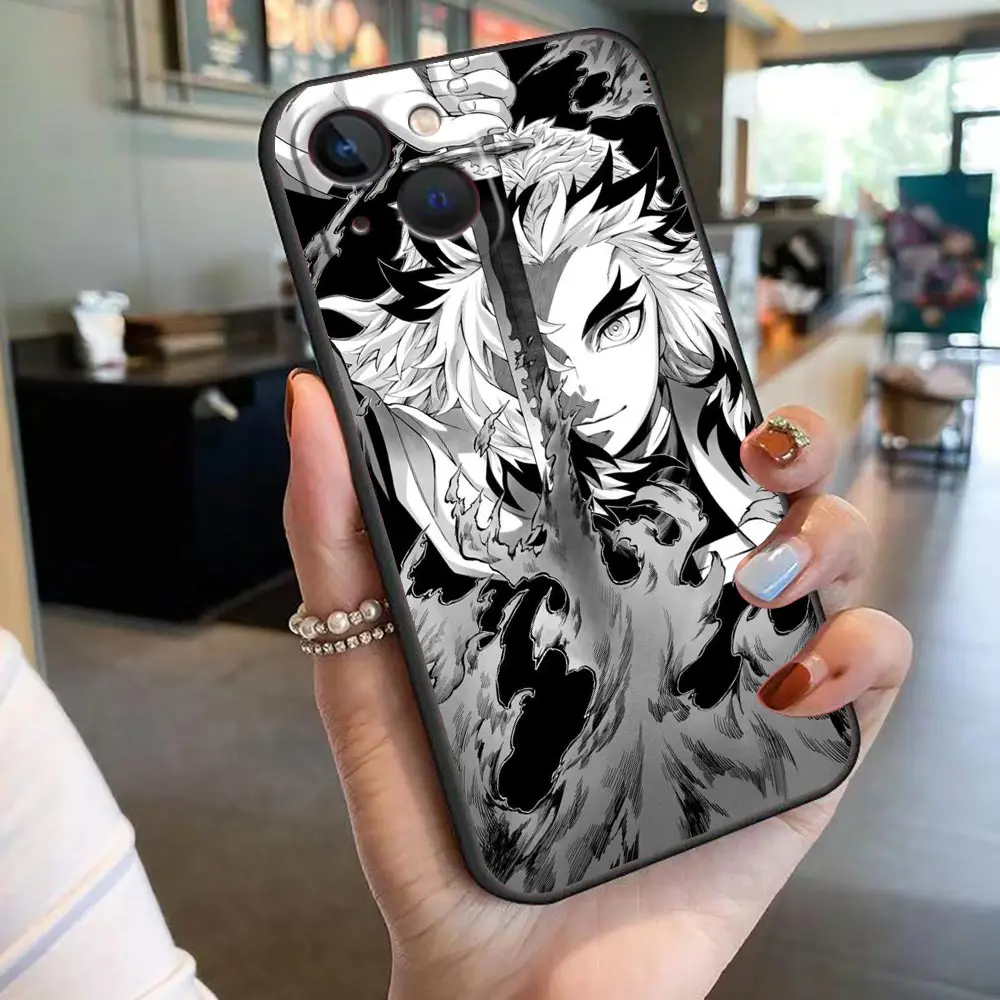 TanjiRo Nezuko Demon Slayer funda de teléfono para Apple 16 iphone 15 14 13 12 11 Pro XS Max Mini X SE 8 7 Plus funda Capa