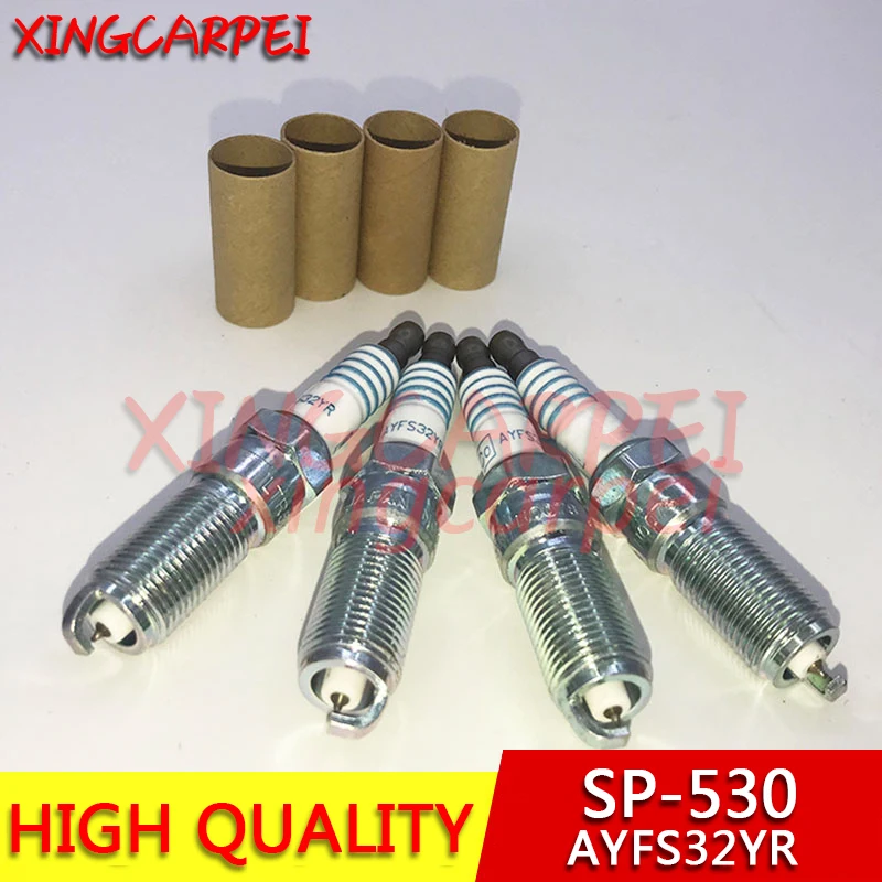 SP-530-de-buj-a-AYFS32YR-plattium-4-piezas-para-Ford-c-max-Lincoln ...