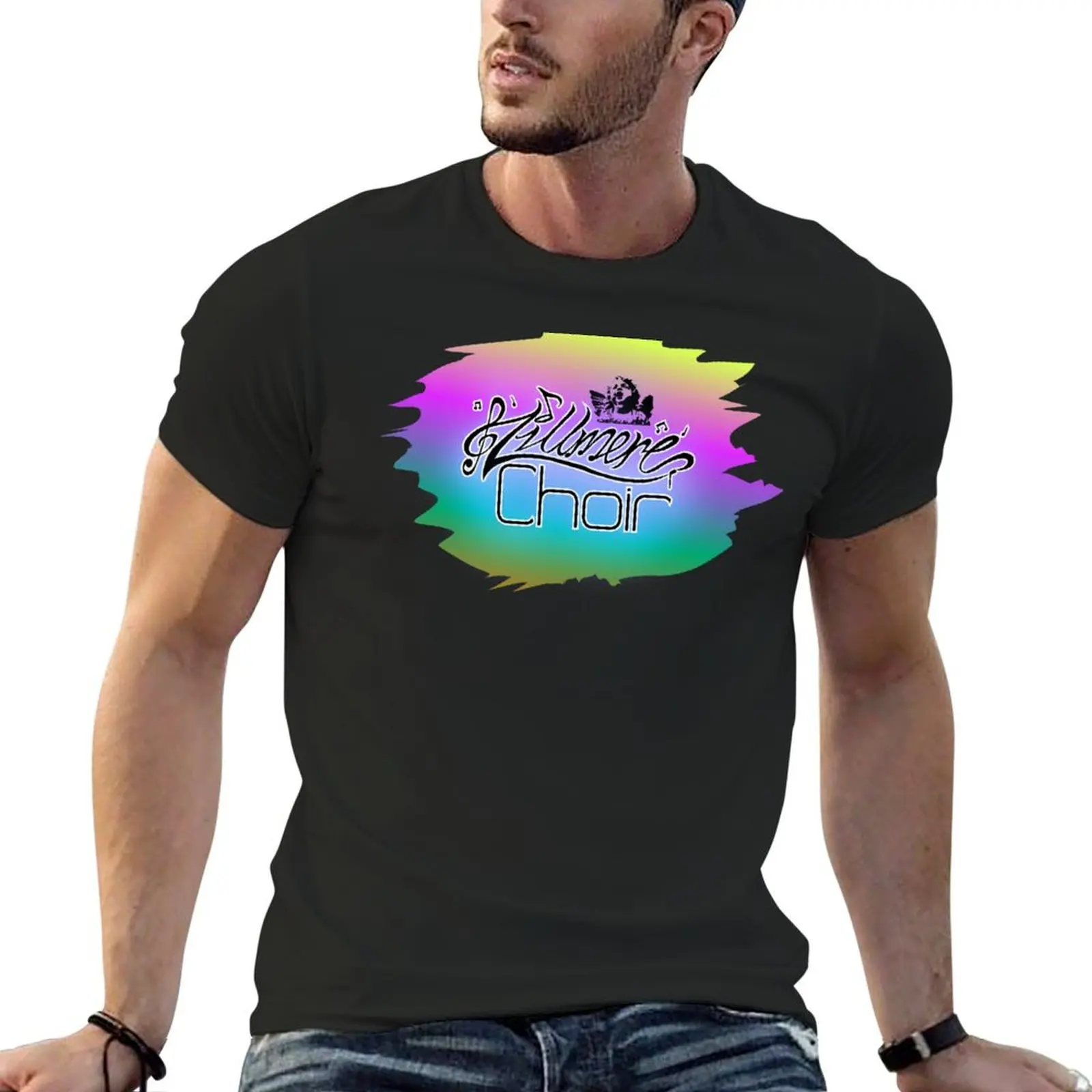 

Zlllmere Choir T-shirt summer top korean fashion t shirts for men cotton