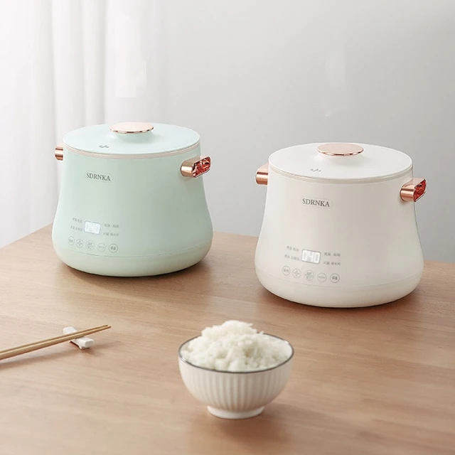 Rice Cookers,(2-6L) Portable Rice Cooker Stainless Steel Inner Pot with  Steamer,Warm Functions, for 1-11 People (Size : 6L)