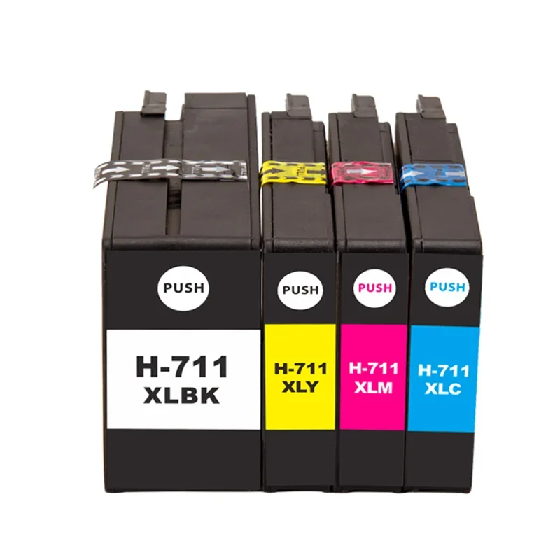HP 711xl 711 hp711用の完全なインクカートリッジ,hpデザインjet