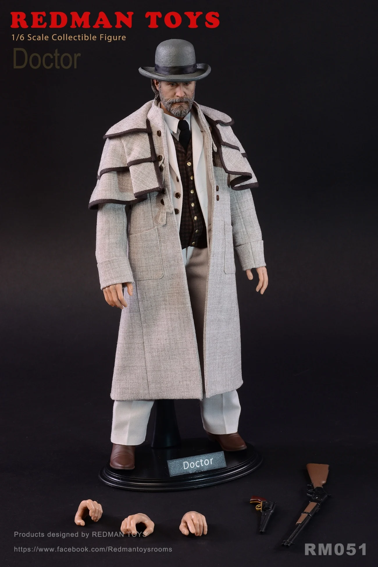 

REDMAN/игрушки RM051 Западный ковбойский доктор 1/6 экшн-фигурка