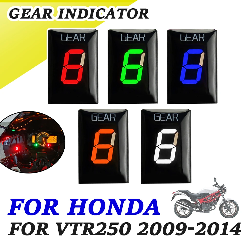 

Motorcycle Accessories Gear Indicator Display Meter Ecu Direct Mount Speed Display For Honda VTR250 VTR 250 VTR 250VTR 2009 2010