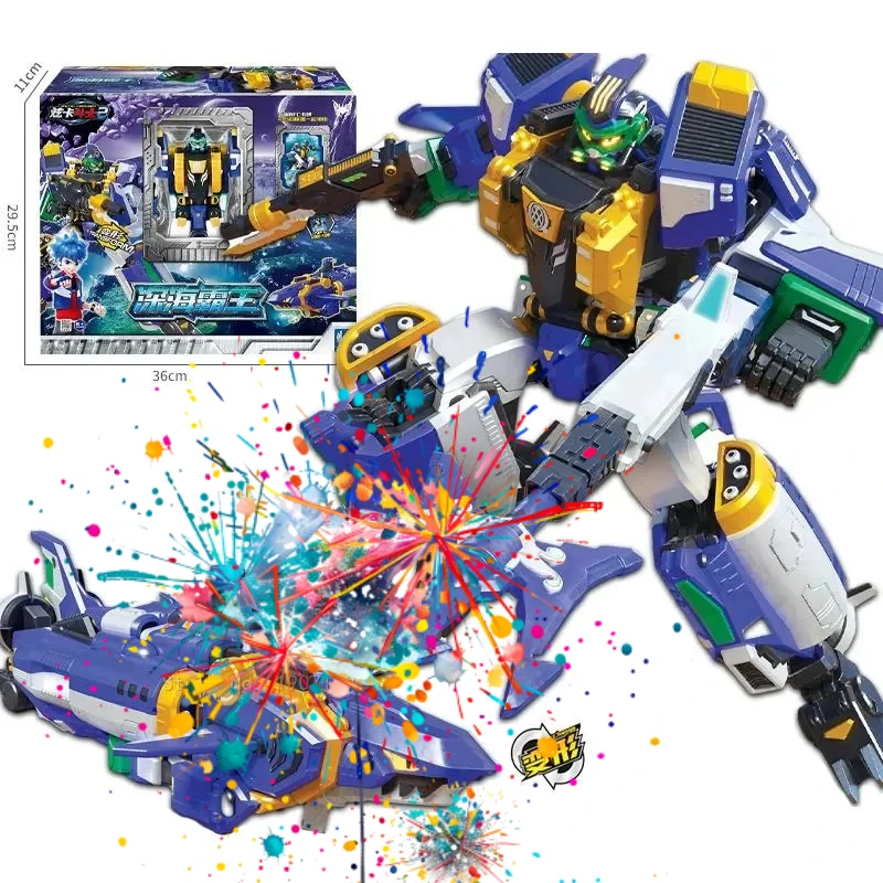 Offerta Speciale Robot Car: Due modelli - Edizione Capo Polizia Blu con Carta da Collezione e Versione Trasformabile
