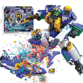 Offerta Speciale Robot Car: Due modelli - Edizione Capo Polizia Blu con Carta da Collezione e Versione Trasformabile