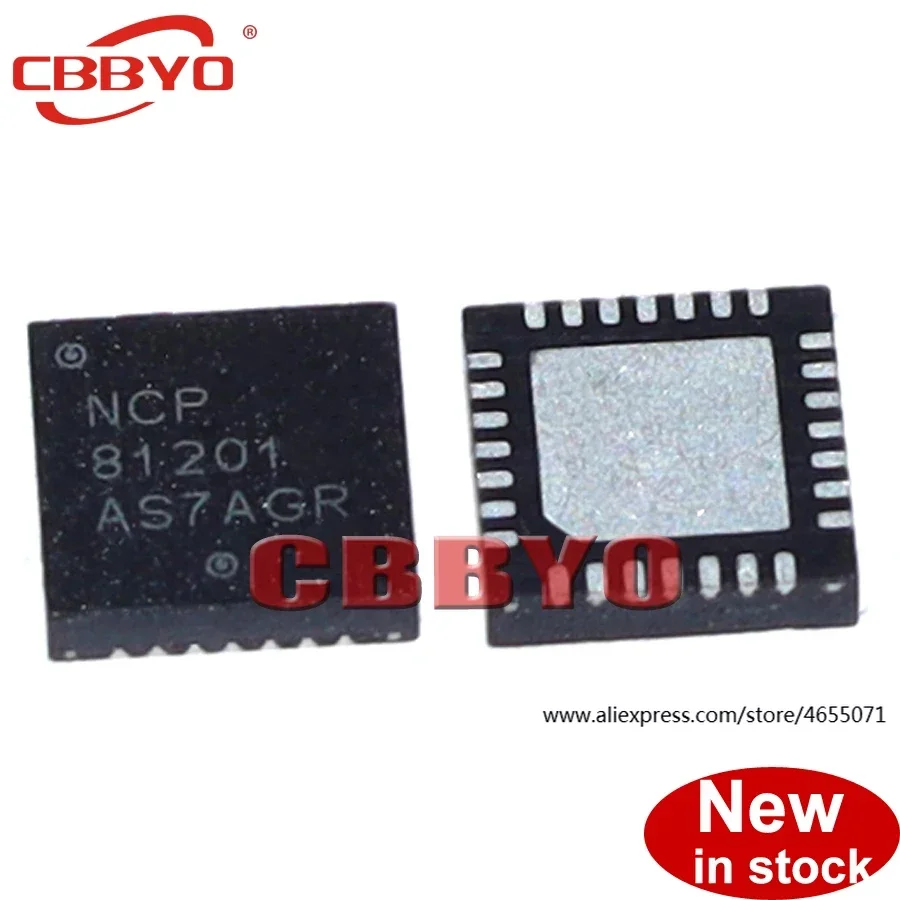 

(5piece) 100% New NCP81201MNTXG NCP81201 QFN-28 Chipset