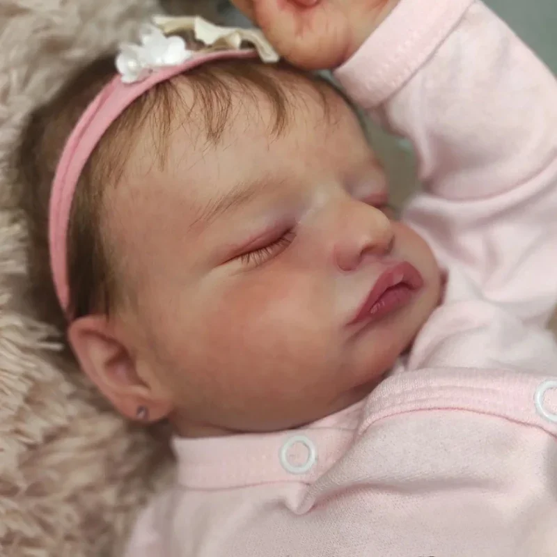 용 전신 비닐 로잘리, 실물 같은 여러 레이어 페인트, 정맥이 보이는 3D 스킨, 수집용 아트 인형, 45cm