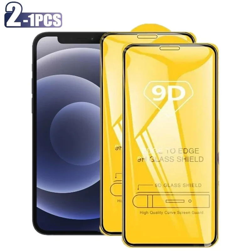 

Закаленное стекло для iPhone 13 12 11 Pro Max, Защита экрана для iPhone 13 Mini 12 Pro Max 11 Pro X XR XS MAX SE 2020 9D, стекло
