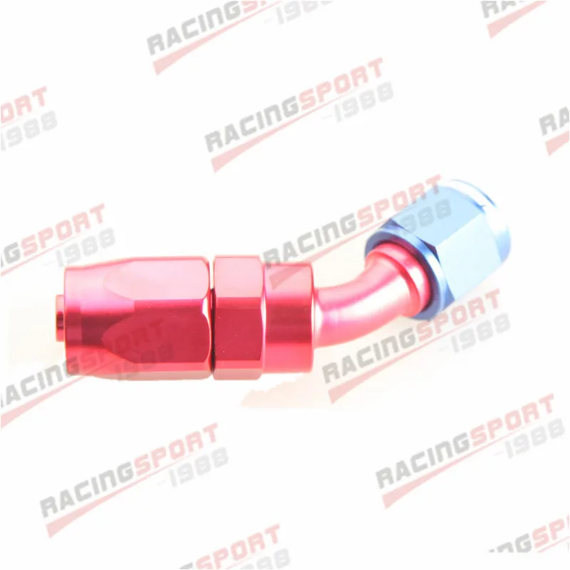 ADLERSPEED AN6 -6AN 45 Degree Swivel Fuel Oil Hose End Fitting