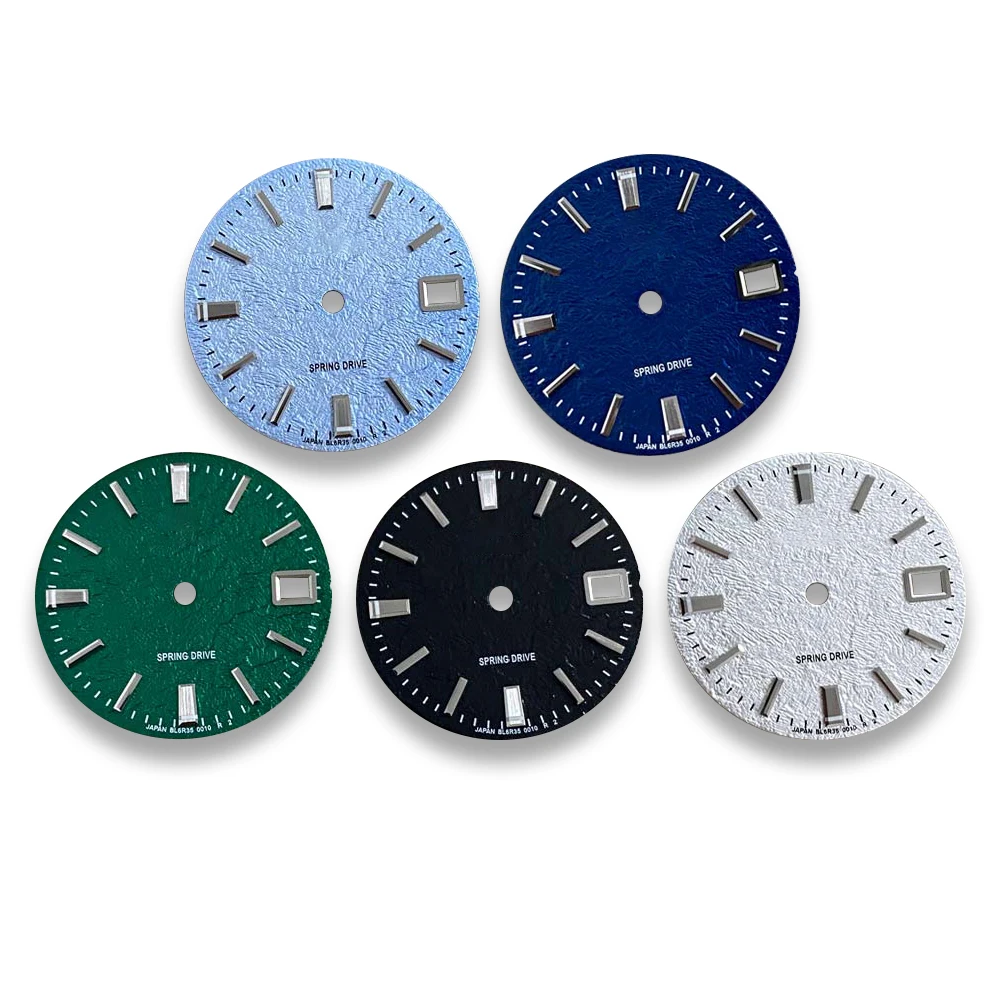 

28.5mm Modified GS Logo Nail Dial For NH35/NH36/4R/7S Movement No Luminous Watches Accessories