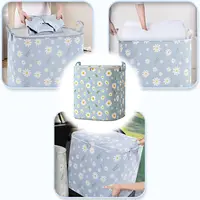 Large Capacity Quilt Storage Bag Comforter Bag Non-Woven Fabric Zipper Closure for Home Dormitory Use 1