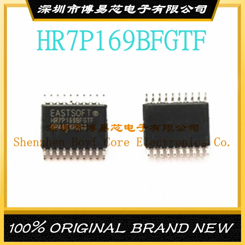 HR7P169BFGTF Package TSSOP-20 RISC 20MHz Flash Memory: 8K@x16bit RAM: 1KB Microcontroller (MCU/MPU/SOC) IC Chip at7456e at7456 at ic chip tssop 16 eeprom electrically erasable programmable read only memory