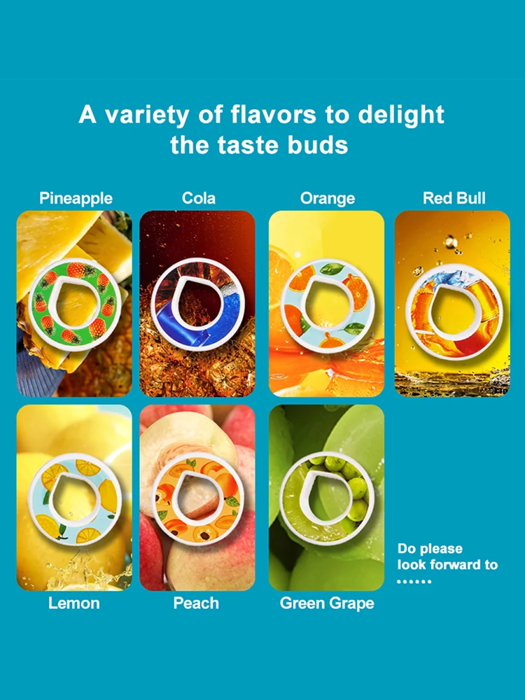 7pcs Flavour Scent Pods Drink More Water Multi-flavor Sports Bottle Flavour Pod 0 Sugar Used In Flavoured Drinking Bottle