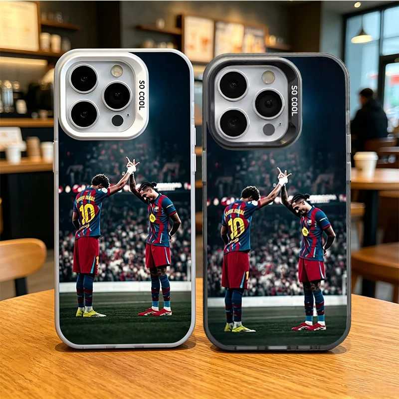Football Star Frosted Acrylic Phone Case