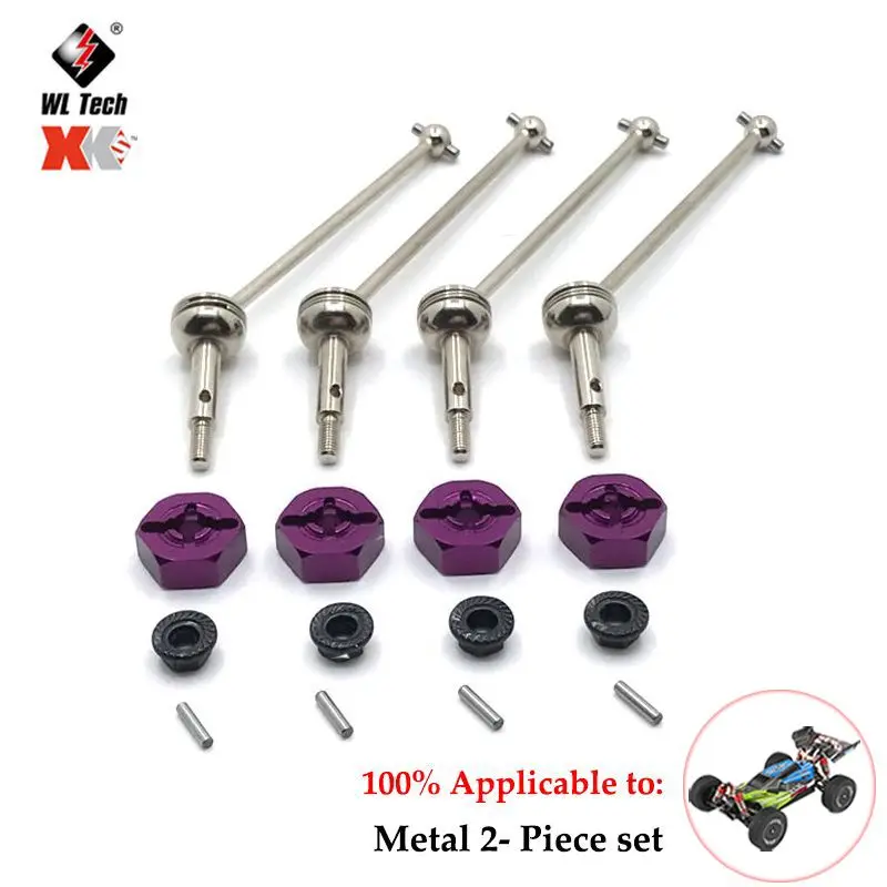 For WLtoys 144010 144001 144002 124017 124019 RC Car, Metal Conversion Parts, Upgrade Kits, Wearing Parts Replacement 2