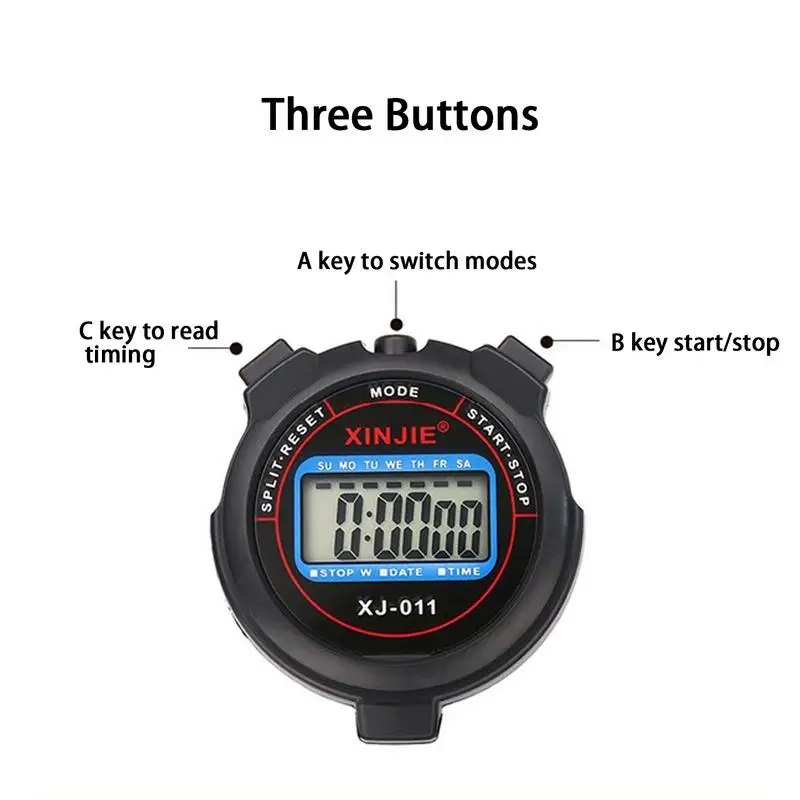 Athlete referee timer electronic sports stopwatch student swimming running competition yoga fitness timer