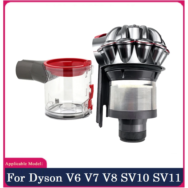 

Ведро для пыли и циклонные детали для Dyson V6 V7 V8 SV10 SV11, Сменный фильтр, ведро для пыли для дома