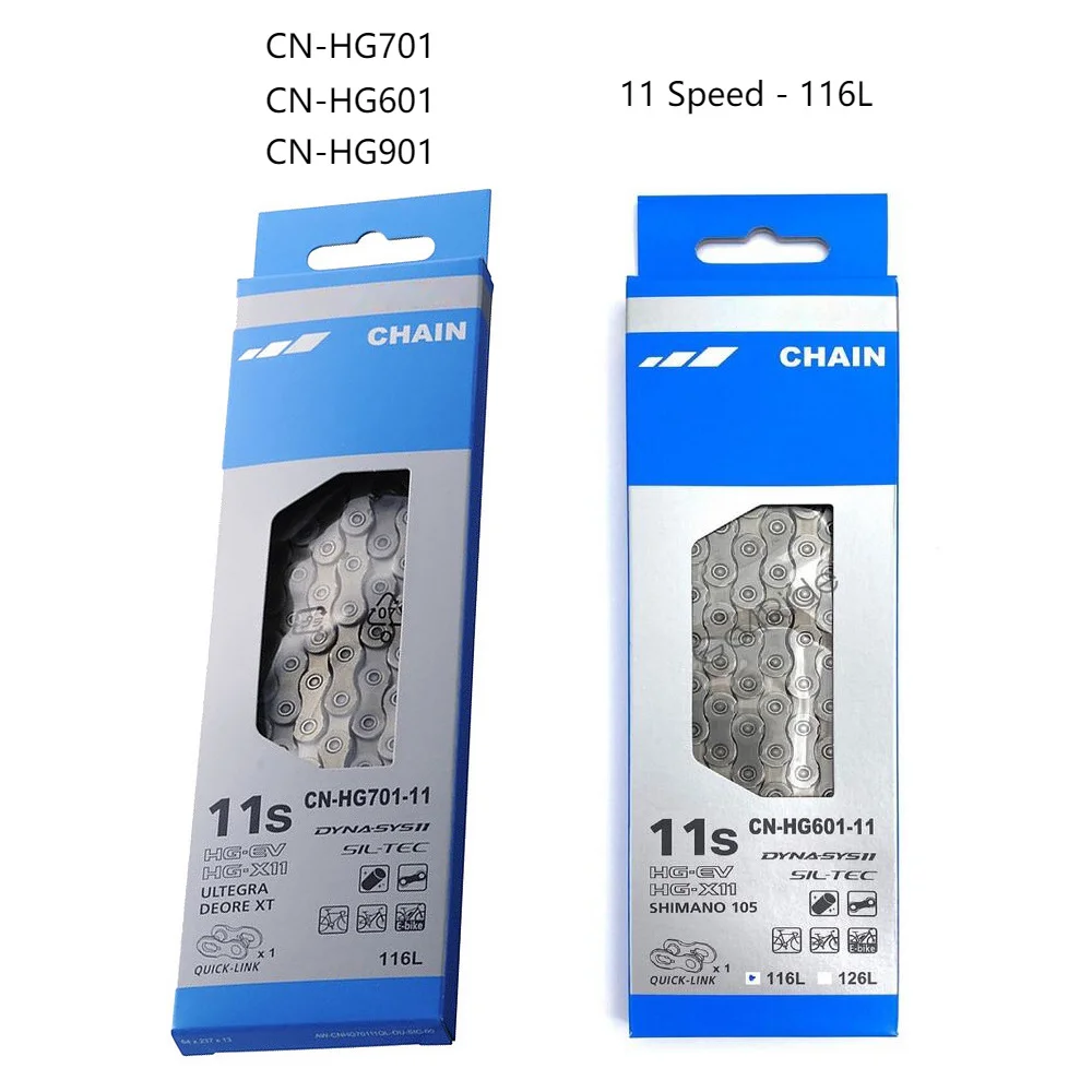 

Велосипедная цепь, Ультралегкая цепь HG601 HG701 HG901 сеть MTB 116L, 11 в, для M7000, M8000, M9000, 11 скоростей