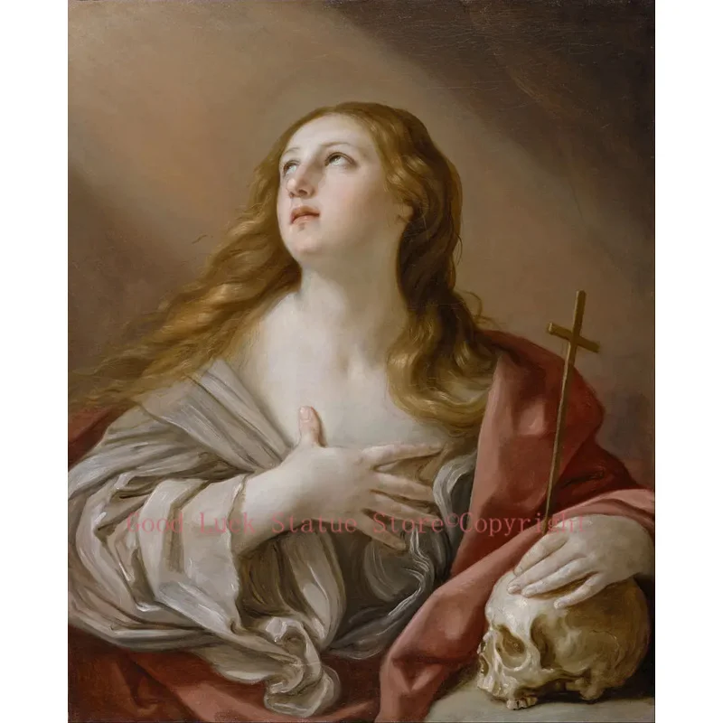 

wholesale painting # HOME OFFICE WALL GOOD ART religion Guido Reni Madonna The Penitent Magdalene PRINT ART painting on canvas