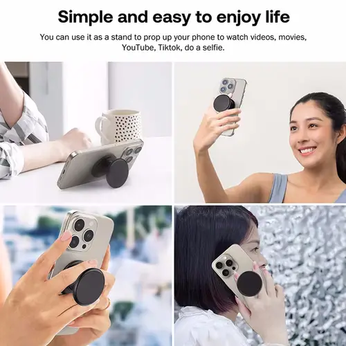 Magnetic Expanding Stand Grip Socket Finger Ring Holder for MagSafe for iPhone 15 14 Samsung Phone Stand Mount Phone Accessories - Image 4