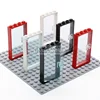 Marumine 60616 Window Door Frame 1x4x6 Building Blocks 60596 MOC Parts with Glass Toys for Children House City Compatible Brick 4