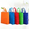 50pcs Non-woven Fabric Handbag Colour Blank Strong Portable Transverse Vertical Version Clothing Shopping Bags Gift Packing Bag 5