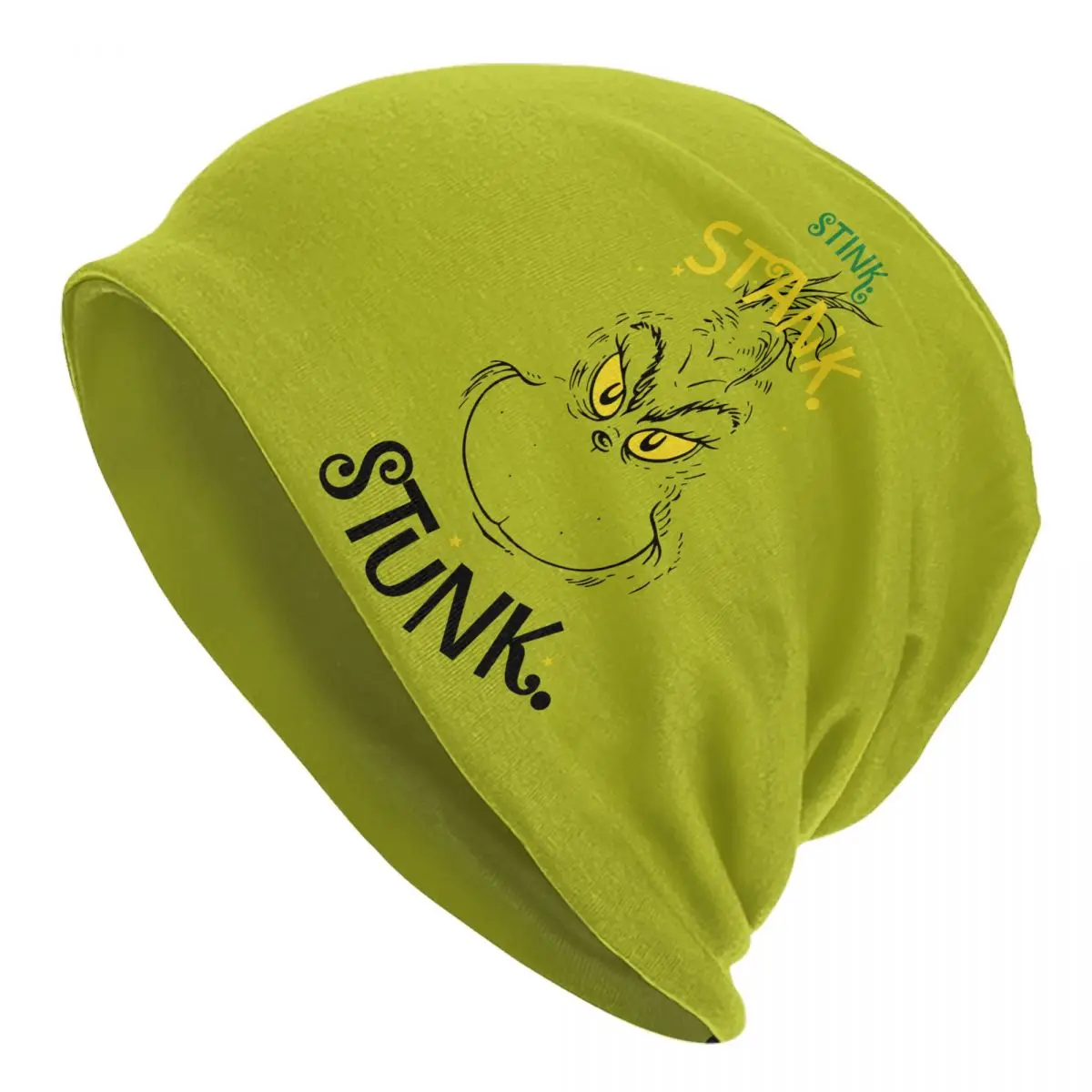 

Christmas-S-Green-S-Grinch Bonnet Hats Knitted Hat Cool Ski Skullies Beanies Hats Unisex Spring Dual-use Cap