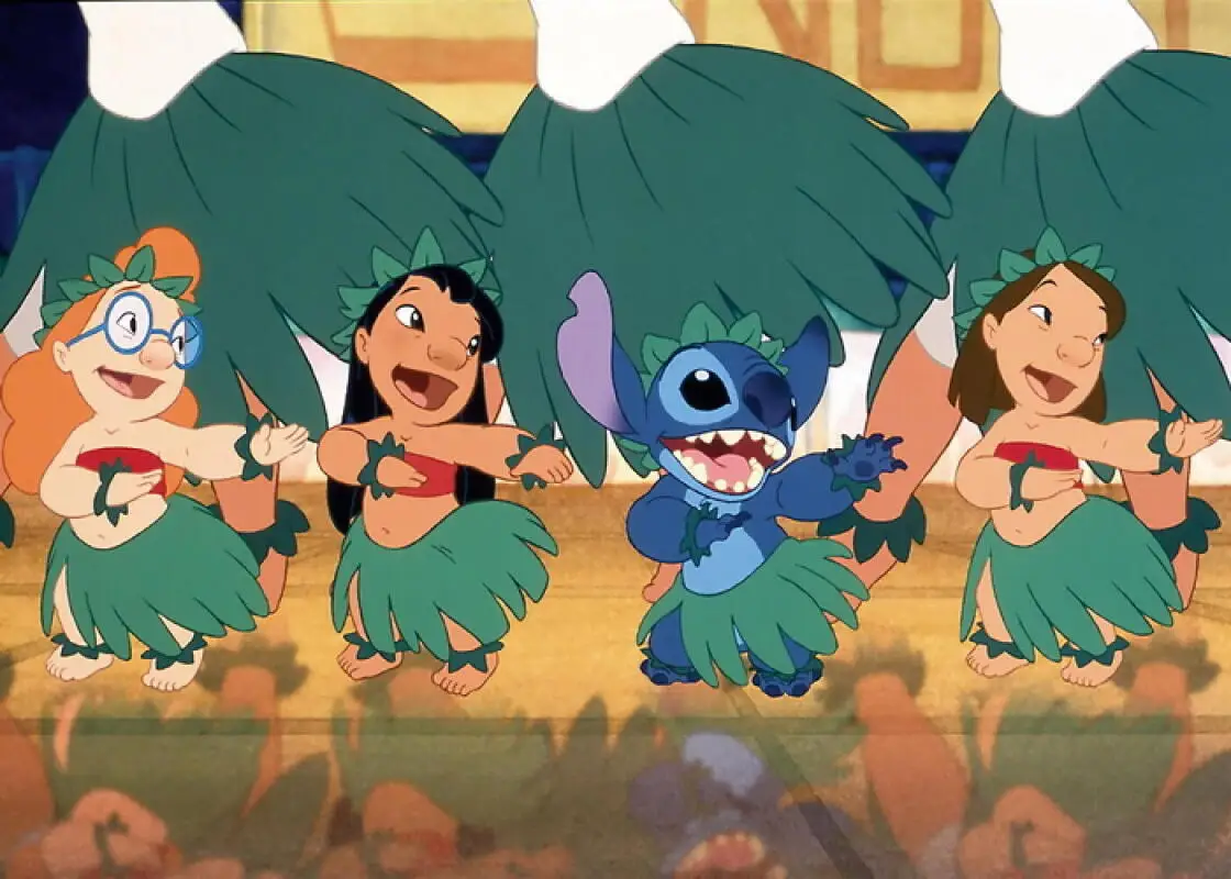 thumbnail image 1 of 1 juego de fondos para fiesta con temática de dibujos animados de Lilo y Stitch, decoración para fotos de fiestas de cumpleaños de niños, fondo de fotografía con flores del océano, 1 of 5