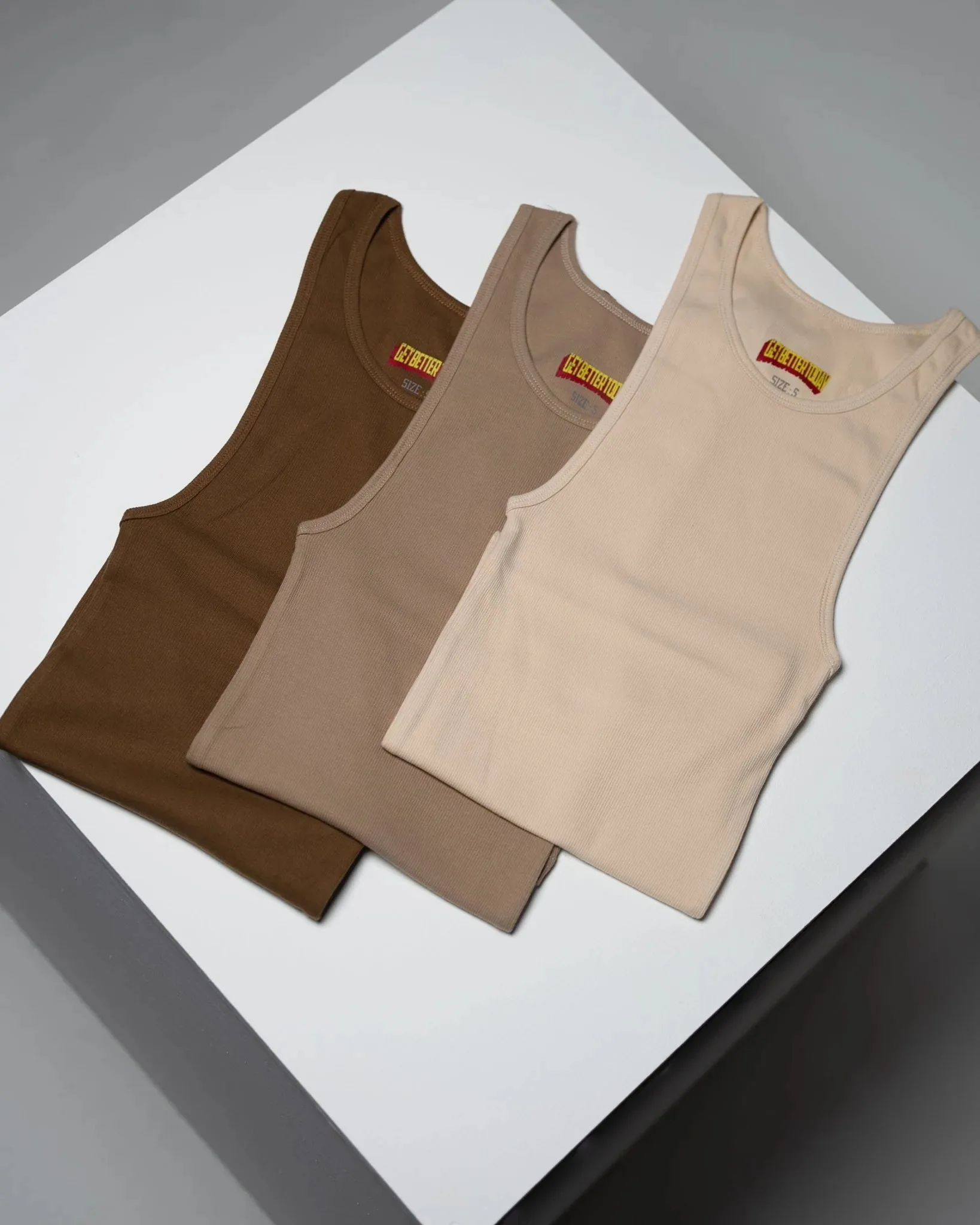 Get Better Today Tank Tops Pack 3pcs/set Mens Sleeveless Muscle O-neck  Gymclothing Tees The Gbt Brand Vest Undershirts Us Size - Tank Tops -  AliExpress