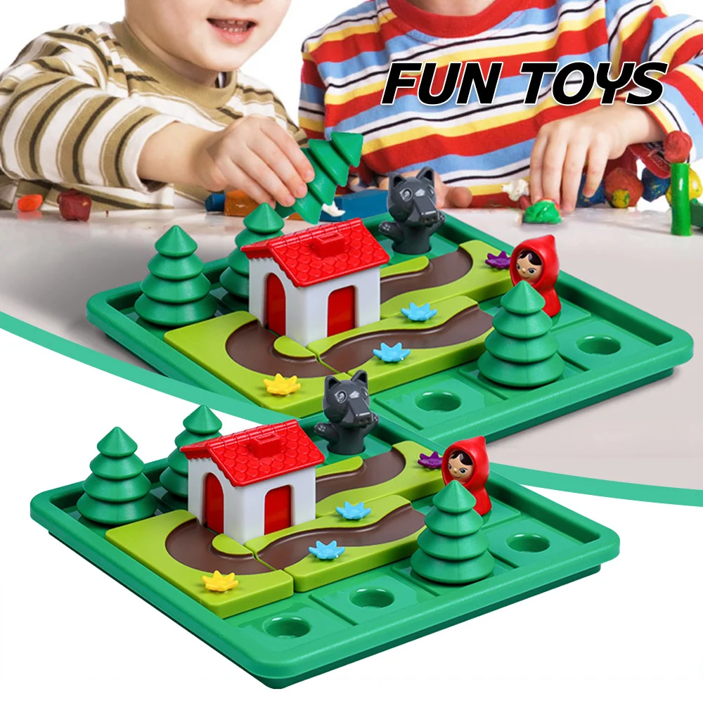 Little Red Riding Hood and the Big Bad Wolf Puzzle Game Kids' Early Development Educational Science Kits for Boy Girl JAN88 1 Little Red Riding Hood and the Big Bad Wolf Puzzle Game Kids' Early Development Educational Science Kits for Boy Girl JAN88 1