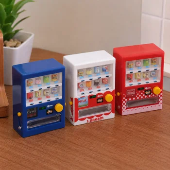 Mini Distributore Automatico di Bevande, Modello di Simulazione in Miniatura, Decorazioni per Interni, Ornamenti da Scrivania, Giocattoli, Regali per le Festività