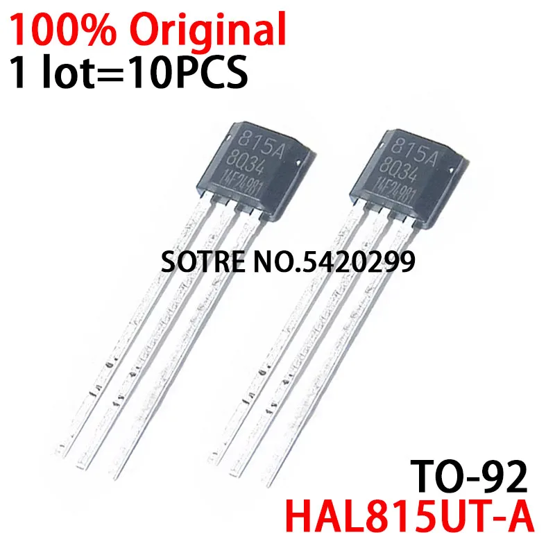 

10 шт. HAL815UT-A маркировка: 815A HAL815UT HAL815 TO92 Программируемый датчик холла, новый оригинальный