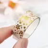 6Rolls/Set Flower Plant Washi Tape Decorative Adhesive Tape Gold Foil Masking Tape Sticker Scrapbooking New DIY Diary Gifts 3