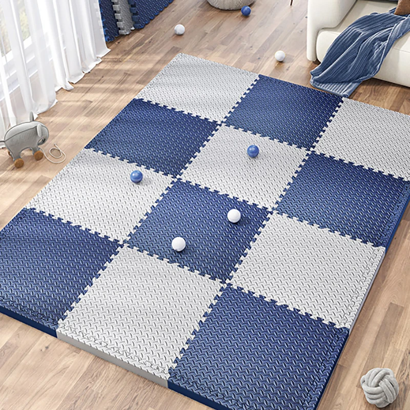 Jeu Bébé Sol Tapis Puzzle Bébé 34 Pièces - Mousse EVA Grise - Surface 0.77m² - Antidérapant Et Isolant Tapis Isolation Froid