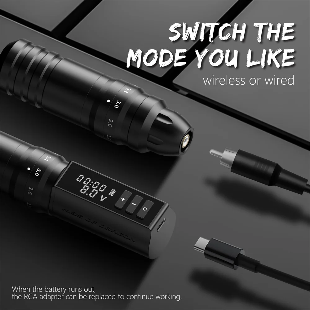 Kiss of Dragon XNET Hunter MAX-入れ墨の芸術家のための調節可能な