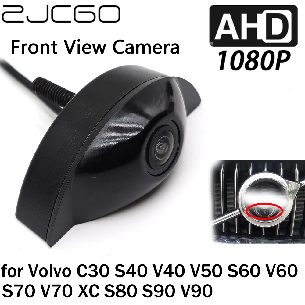 

ZJCGO Front View LOGO Parking Camera AHD 1080P Night Vision for Volvo C30 S40 V40 V50 S60 V60 S70 V70 XC S80 S90 V90