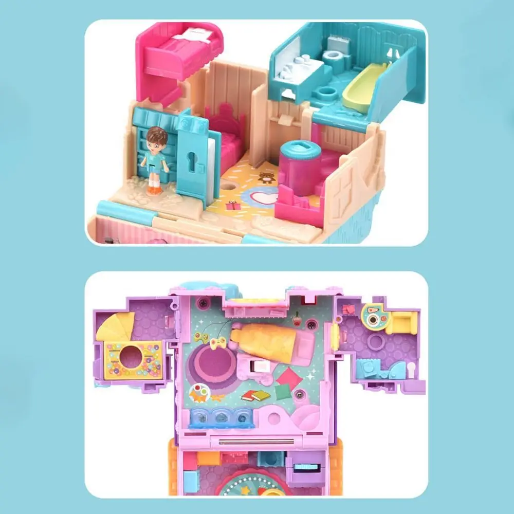 Creative Simulation Play House Toys Expandable Interactive Miniature Villa Model Toy 3D Cosplay Simulated Princess Castle Toy