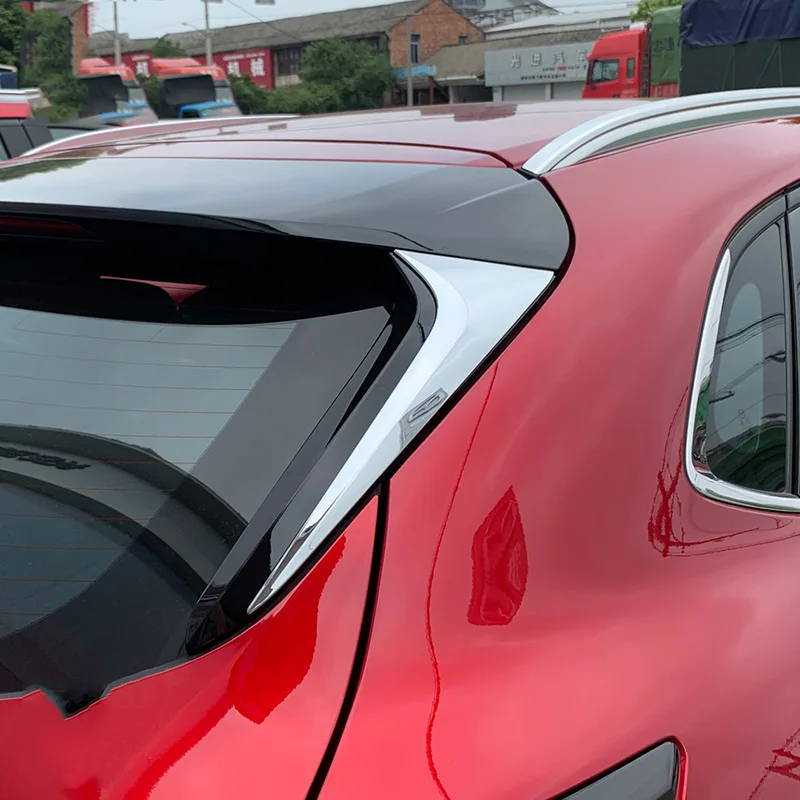 

Отделка заднего стекла для Mazda CX-30 2019-2023, внешние аксессуары, хромированная полоса, автомобильные наклейки, чехол