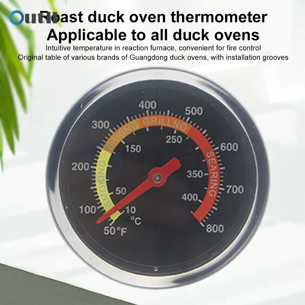 Bbq Grill Thermometer Household Cooking Temp Gauge Baking 0400℃ High