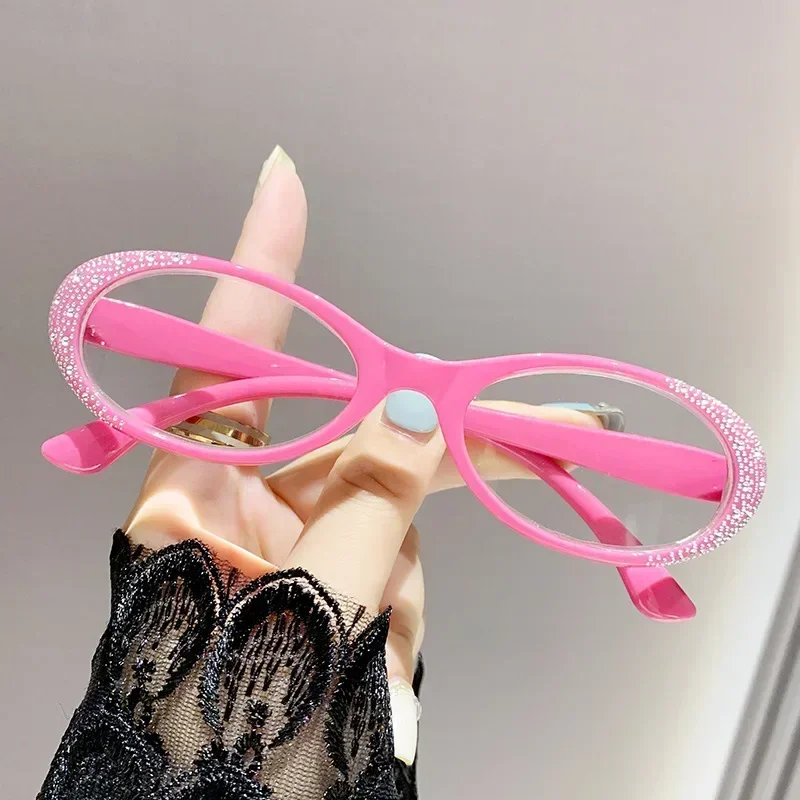 Luxury Diamond Frame Blue Light Blocking Eyeglasses in 5 Colors