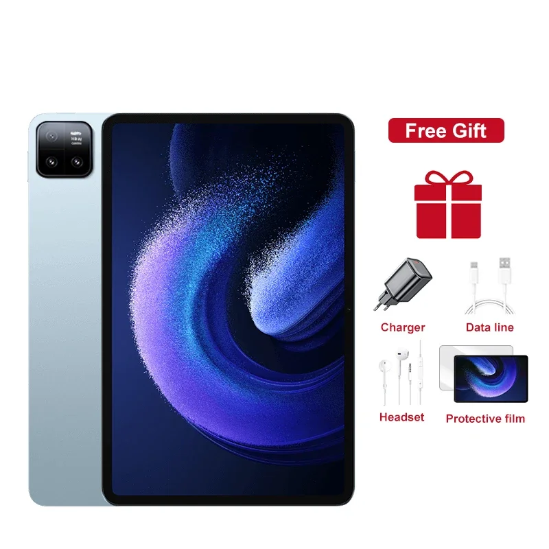 thumbnail image 1 of Tableta Xiaomi Pad 6 Pro versión global Android 13 Snapdragon 8 Gen2 16 GB + 1 TB original GPS 5G WiFi Dual SIM HD 4K Mi Tablet PC, 1 of 5
