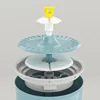 2.4L Pet Cat Dispenser Drinking Water Fountain Activated Carbon Filters LED Automatic Feeder Container USB Interface 6