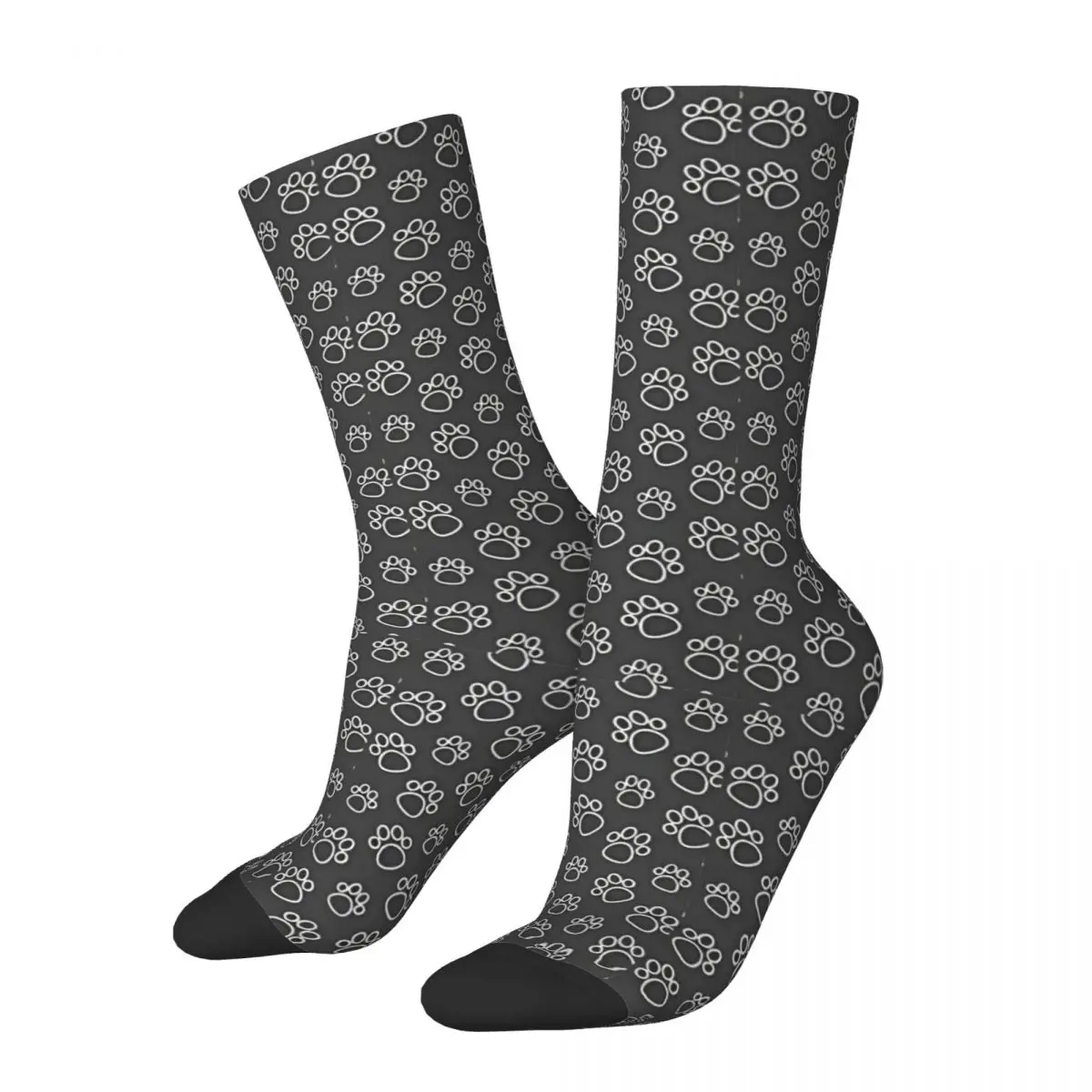 

Dog Cute Dog Paw Print Pattern Kawaii Socks Sports Cartoon Pattern Socks