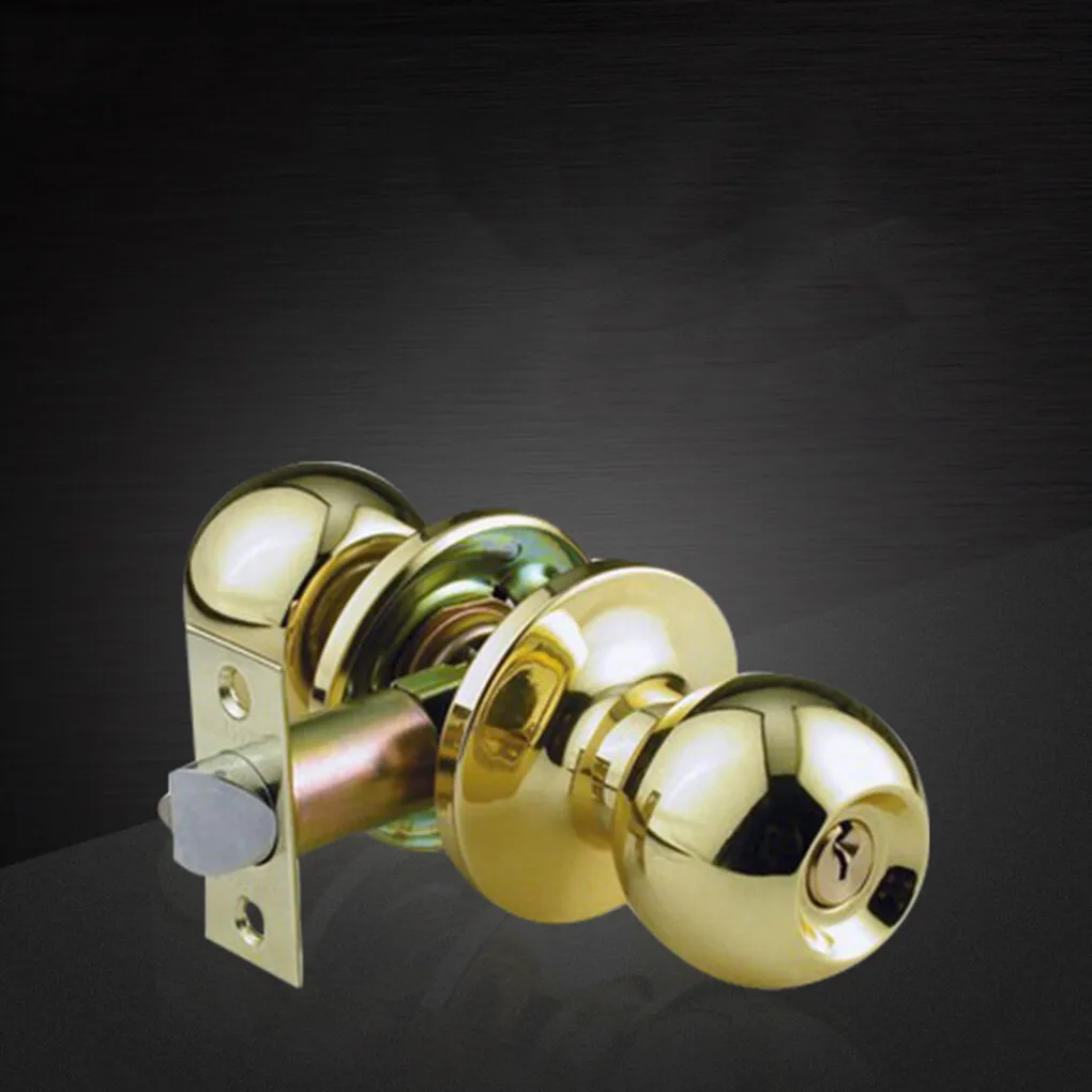 Hardware com 3 chaves, Round-shape Locking Gear, preto, sala de estar