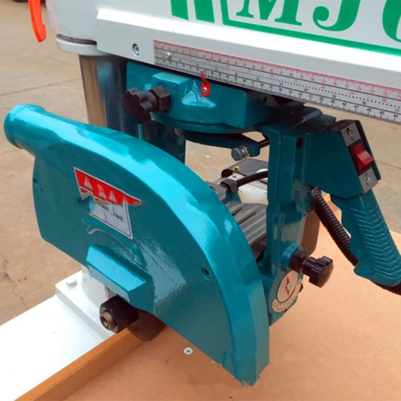 MJ640 Woodworking Rocker Saw Circular Radial Arm Saw Machine Electric Cutting Machine Power Tools 2.2KW 6