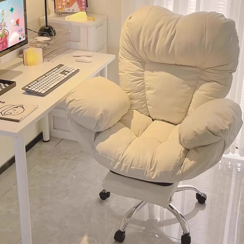 Low Price Ergonomic Office Chair Back Cushion Swivel Aesthetic Girls Gaming Chair Luxury Cute Sillas De Oficina Office Furniture