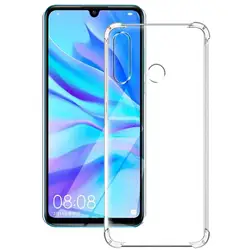 Clear Shockproof Silicone Soft Phone Case Cover - Huawei P30 Pro (Shockproof Case)