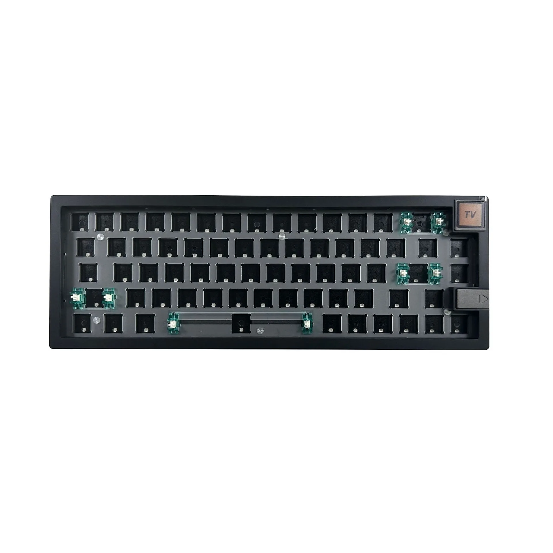 

Zuoya GMK67-S Triple-Mode Gasket Structure Mechanical Keyboard DIY Kit With Screen,65% Layout 66 Key,Hot Swappable,RGB