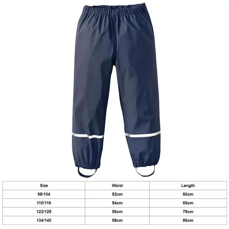 Men Women Hiking Pants Trekking Climbing Camping Reflective Waterproof Pants Outdoor Sports Quick Dry Mountain Rain Trousers
